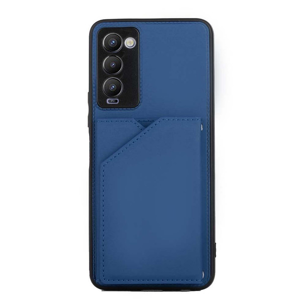 Tecno Camon 18 Skin Feel PU + TPU + PC Phone Case(Blue)