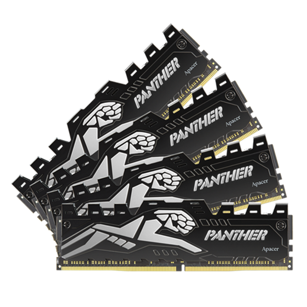 Apacer Panther CL16 Black-Gold Gaming Memory