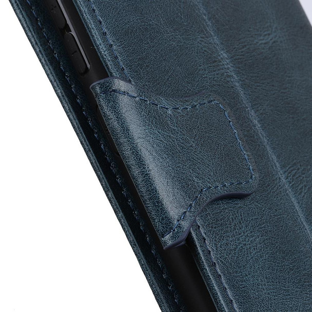 Xiaomi Redmi Note 8 2021 Mirren Crazy Horse Texture Horizontal Flip Leather Case with Holder & Card Slots & Wallet(Blue)
