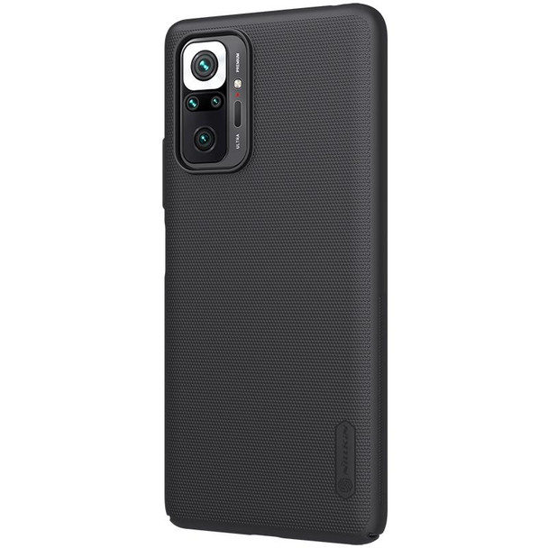 Xiaomi Redmi Note 10 Pro / 10 Pro Max NILLKIN Frosted Concave-convex Texture PC Protective Case(Black)