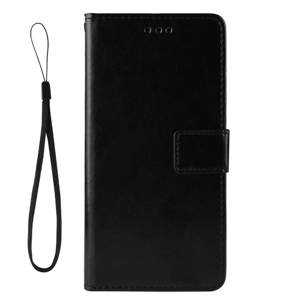 Xiaomi Redmi Note 10 Pro / Note 10 Pro Max Retro Crazy Horse Texture Horizontal Flip Leather Case with Holder & Card Slots & Photo Frame(Black)