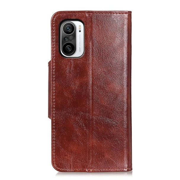 Xiaomi Poco F3 / Mi 11i Crazy Horse Texture Horizontal Flip Leather Case with Holder & 6-Card Slots & Wallet(Brown)
