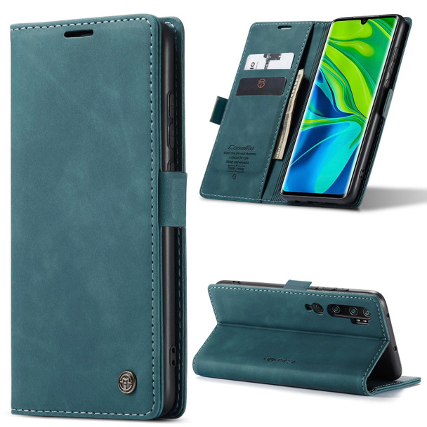 Xiaomi CC9 Pro CaseMe 013 Multifunctional Horizontal Flip Leather Case with Holder & Card Slot & Wallet(Blue)