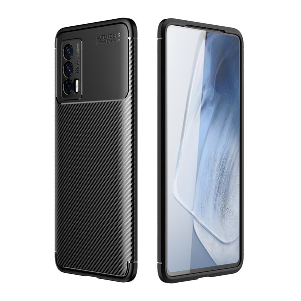 vivo iQOO Neo5 Carbon Fiber Texture Shockproof TPU Case(Black)