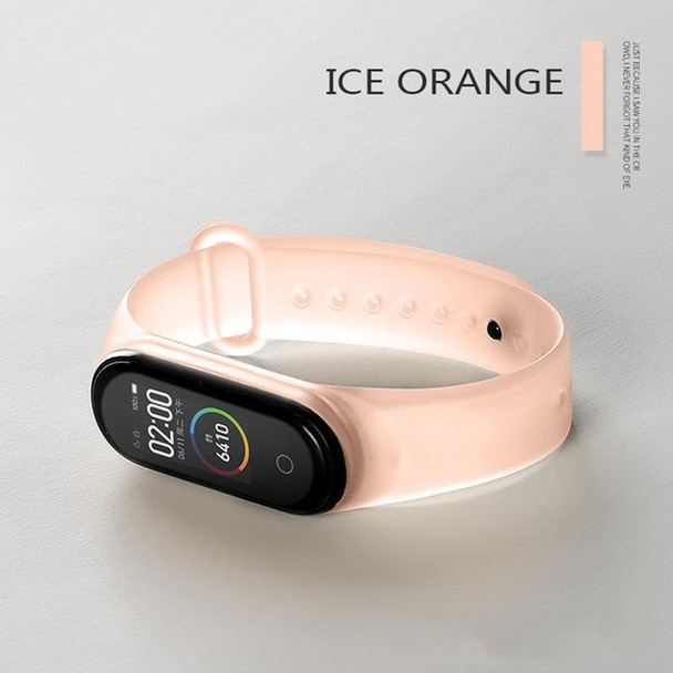 Xiaomi Mi Band 6 (CA8856) Silicone Translucent Watch Band(Orange)