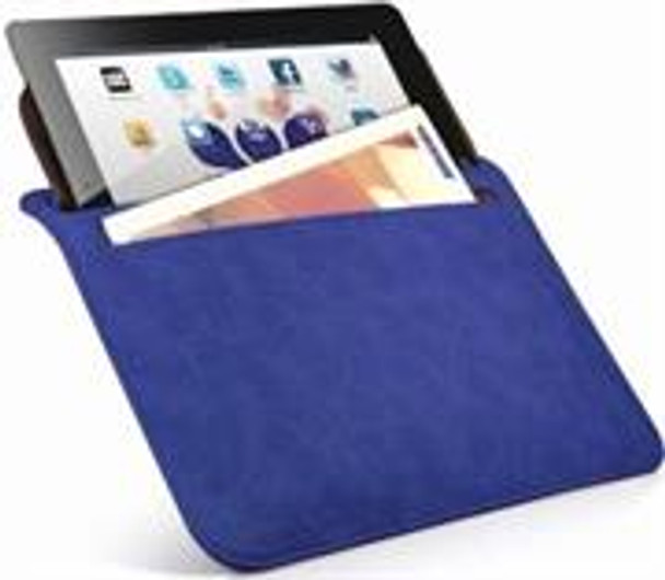 Promate iSleeve.2 iPad premium protective horizontal shamwa leather case with extra pocket,Flip cover magnetic lock for device loading security,Slim and classic horizontal cover-up,Colour:, Retail Box, 1 Year Warranty