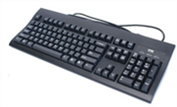 Dell Wyse Enhanced Portuguese Version Wired Standard Keyboard PS2 Interface Colour Black- Interface: PS/2, Recommended Usage: Corporates, Banks And Offices, Wired Standard Keyboard, Brown Box , 1 Year Limited warranty