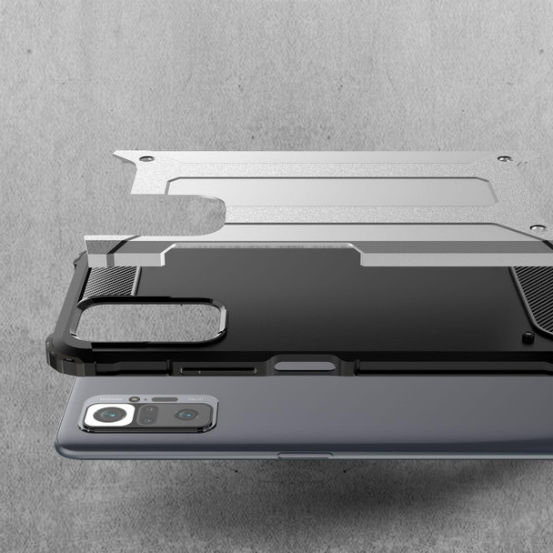 Xiaomi Redmi Note 10 Pro / Note 10 Pro Max Magic Armor TPU + PC Combination Case(Black)