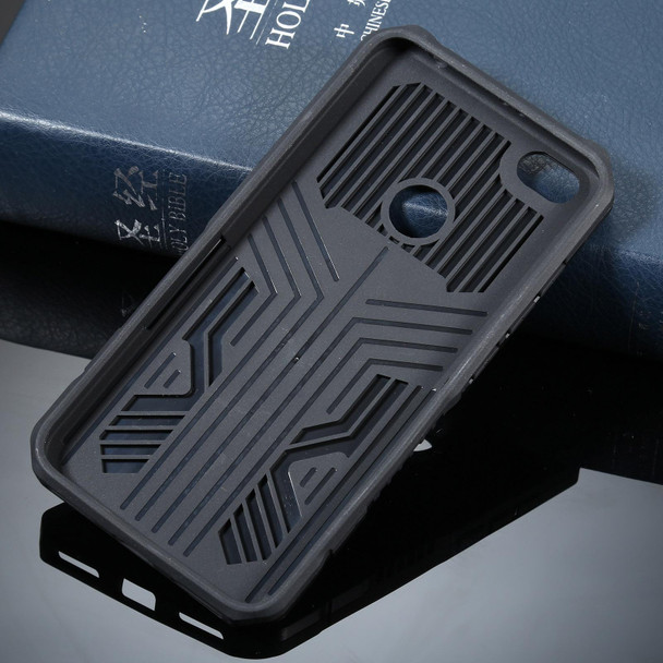 Xiaomi Redmi Note 5A Armor Warrior Shockproof PC + TPU Protective Case(Black)