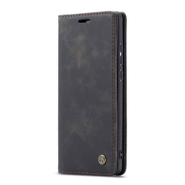 CaseMe-013 Multi-functional Retro Frosted Horizontal Flip Leatherette Case with Card Slot & Holder & Wallet - Xiaomi Mi 9(Black)