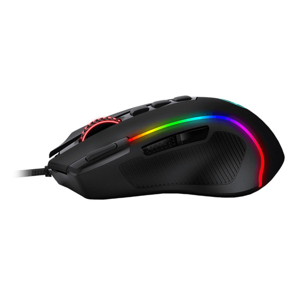 Redragon PREDATOR 4000DPI RGB Ergo Gaming Mouse - Black