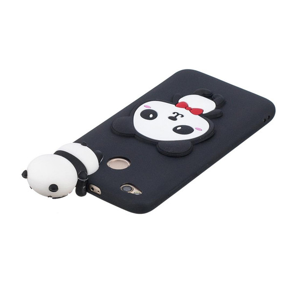 Xiaomi Redmi 4X 3D Cartoon Pattern Shockproof TPU Protective Case(Red Bow Panda)