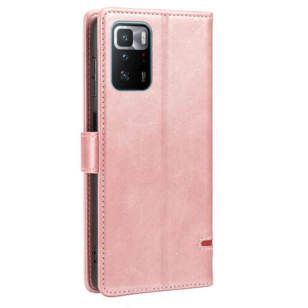 Xiaomi Poco X3 GT/Redmi Note 10 Pro 5G CN Classic Wallet Flip Leather Phone Case(Pink)