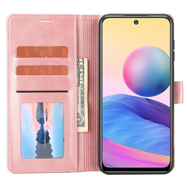 Xiaomi Poco X3 GT/Redmi Note 10 Pro 5G CN Classic Wallet Flip Leather Phone Case(Pink)