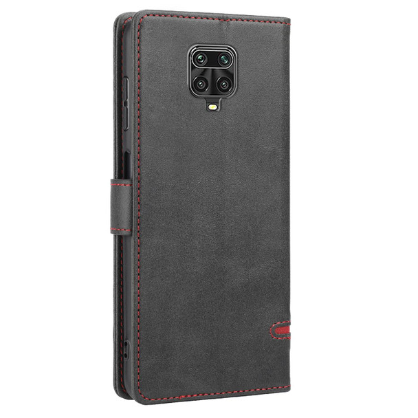 Xiaomi Redmi Note 9S / 9 Pro Classic Wallet Flip Leather Phone Case(Black)