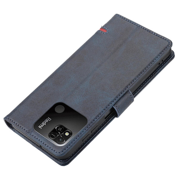 Xiaomi Redmi 10C Classic Wallet Flip Leather Phone Case(Blue)