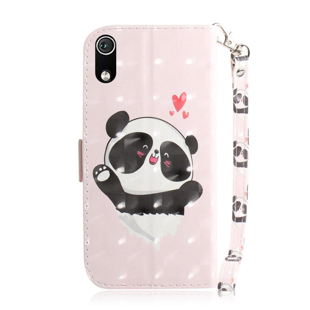 3D Painting  Pattern Coloured Drawing Horizontal Flip Leatherette Case for Xiaomi Redmi 7A, with Holder & Card Slots & Wallet(Love Bear)