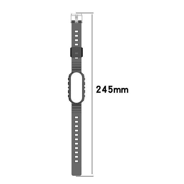 Xiaomi Band 5 / Band 6 Transparent Case Watch Band(Transparent)