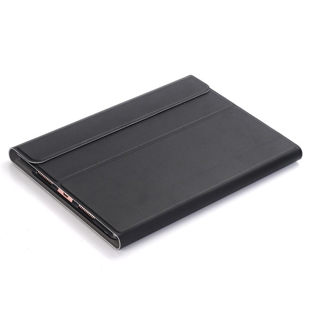 A102 - iPad 10.2 inch Ultra-thin Detachable Bluetooth Keyboard Leatherette Tablet Case with Stand Function(Black)