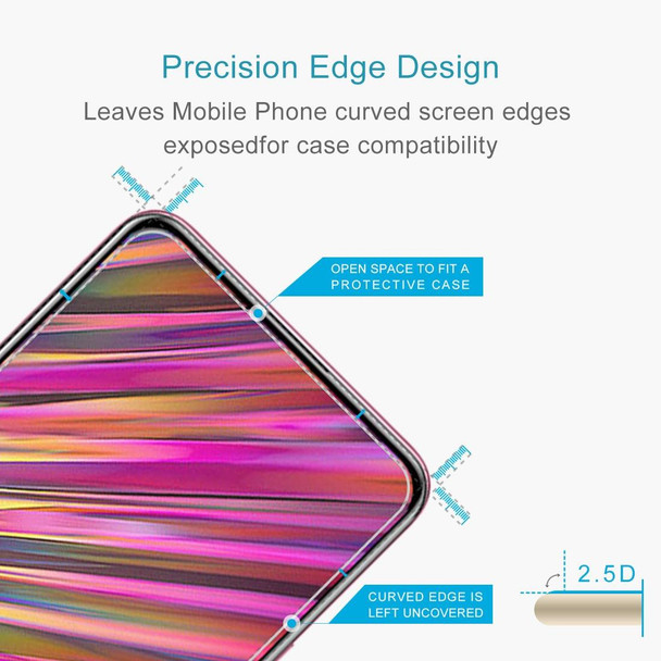 100 PCS 0.26mm 9H 2.5D Tempered Glass Film for Vivo V15