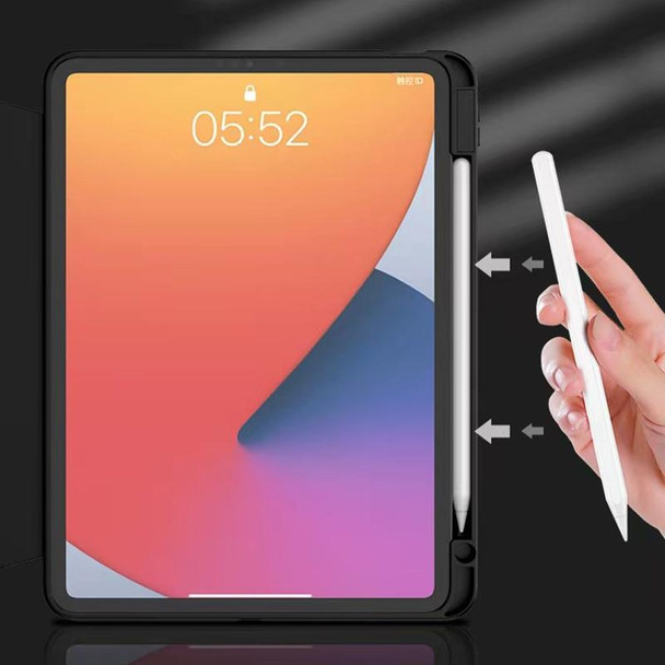 Mutural Jianshang Series Tablet Leather Smart Case - iPad 10.2 2021 / 2020 / 2019(Sky Blue)