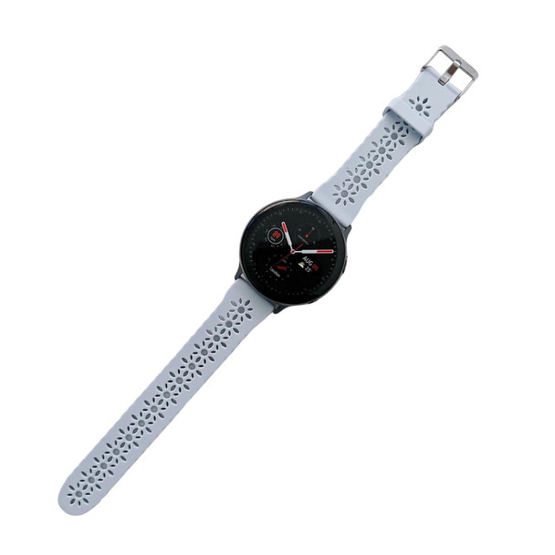 Samsung Gear S2 Classic Silicone Hollowed-Out Printed Watch Band(Grey)