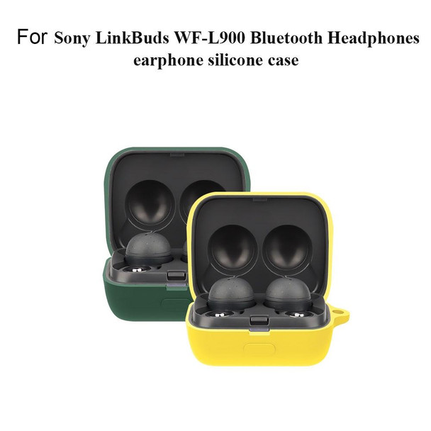 Bluetooth Earphone Silicone Protective Case - Sony LinkBuds WF-L900-2(Navy Blue)