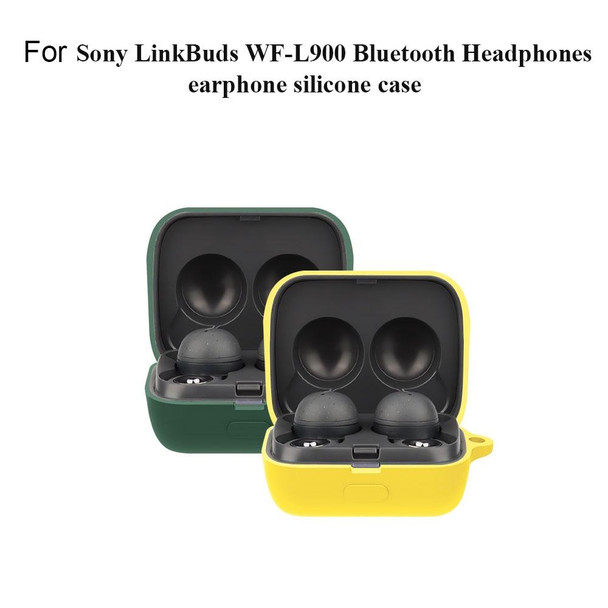 Bluetooth Earphone Silicone Protective Case - Sony LinkBuds WF-L900-2(White)