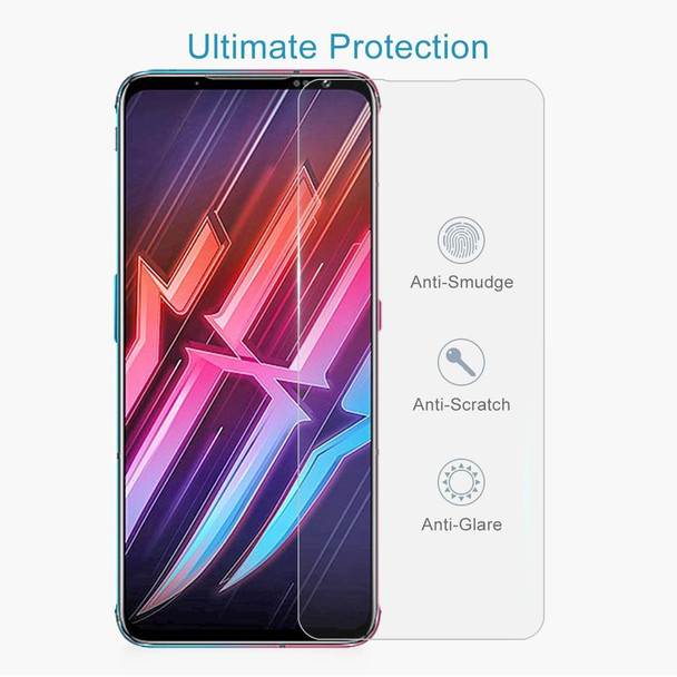 Nubia Red Magic 6 / 6 Pro 50 PCS 0.26mm 9H Surface Hardness 2.5D Explosion-proof Tempered Glass Non-full Screen Film