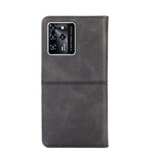 ZTE Blade V30 Cow Texture Magnetic Horizontal Flip Leather Phone Case(Black)