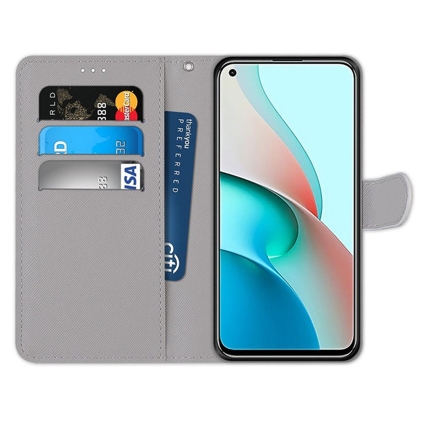 Xiaomi Redmi Note 9T / Note 9 5G Coloured Drawing Cross Texture Horizontal Flip PU Leather Case with Holder & Card Slots & Wallet & Lanyard(Frog Kitten)