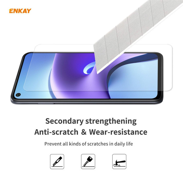 Xiaomi Redmi Note 9T ENKAY Hat-Prince 0.26mm 9H 2.5D Curved Edge Tempered Glass Film