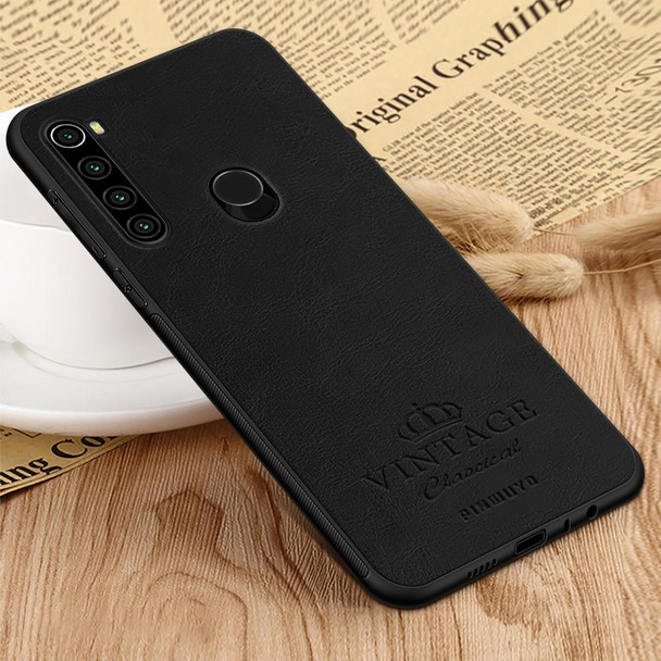 Xiaomi Redmi Note 8T PINWUYO Pin Rui Series Classical PU Leather + PC + TPU Anti-fall All-inclusive Case (Black)