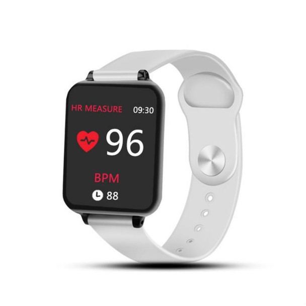 B57 1.3 inch IPS Color Screen Smart Watch IP67 Waterproof,Support Message Reminder / Heart Rate Monitor / Sedentary Reminder / Blood Pressure Monitoring/ Sleeping Monitoring(White)