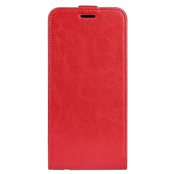 ZTE Axon 40 Ultra R64 Texture Vertical Flip Leather Phone Case(Red)