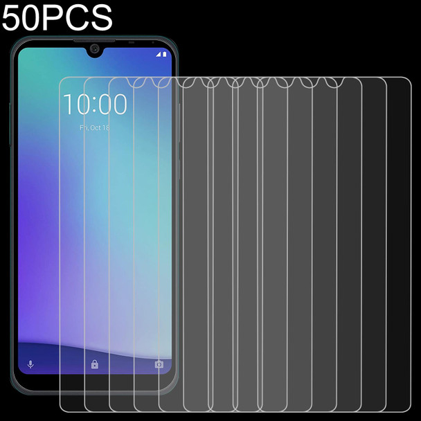 50 PCS 0.26mm 9H 2.5D Tempered Glass Film - ZTE Blade A5 2020