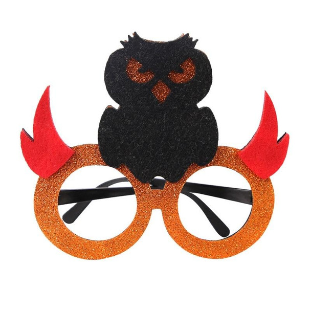 3 PCS Halloween Decoration Funny Glasses Party Skeleton Spider Horror Props Owl