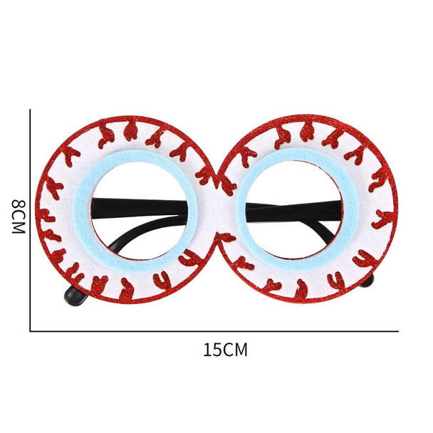 3 PCS Halloween Decoration Funny Glasses Party Skeleton Spider Horror Props Eye Frame