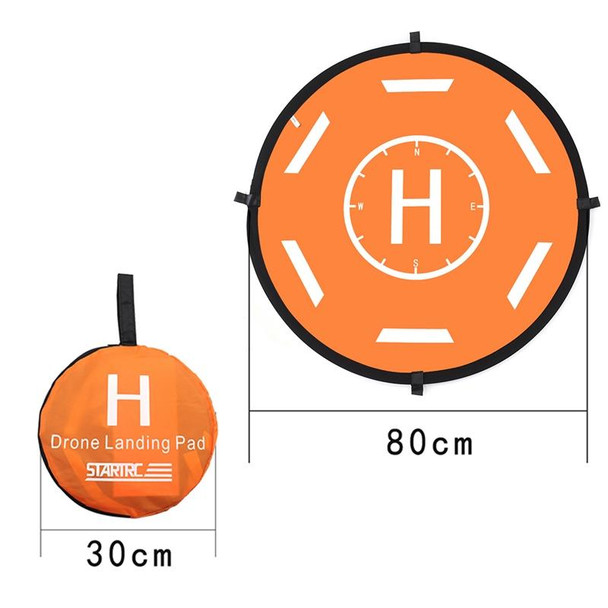 STARTRC Phantom Series 80CM Portable Parking Apron for DJI Mavic Air 2(Orange)