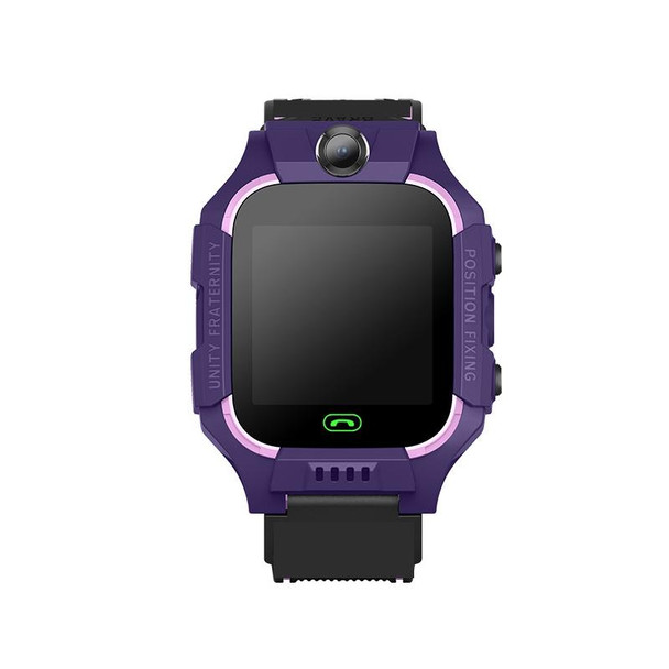 Z6 Children Phone Watch Smart Positioning Full Touch Screen Student Watch(Purple)