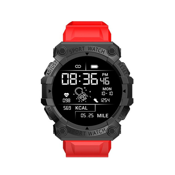 FD68S 1.44 inch Color Roud Screen Sport Smart Watch, Support Heart Rate / Multi-Sports Mode (Red)