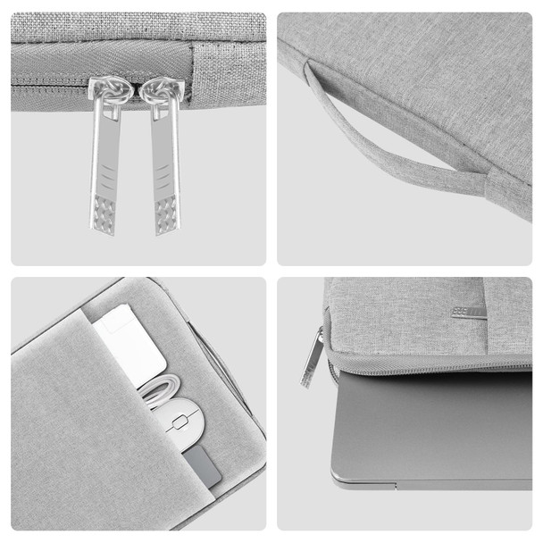 HAWEEL Laptop Sleeve Case Zipper Briefcase Bag with Handle for 15-16.7 inch Laptop(Grey)