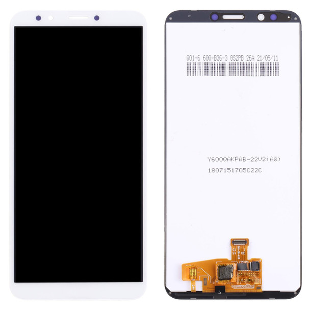 LCD Screen and Digitizer Full Assembly for Huawei Y7 Pro 2018(White)