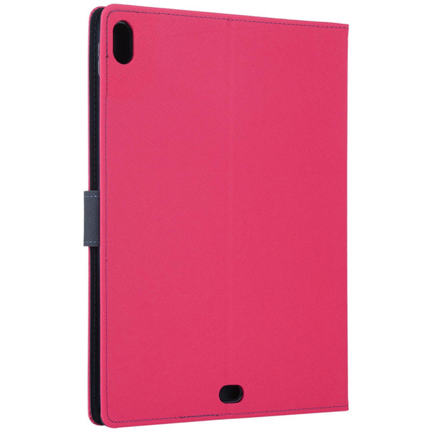 GOOSPERY FANCY DIARY Horizontal Flip PU Leather Case with Holder & Card Slots & Wallet - iPad Air (2020)(Rose Red)