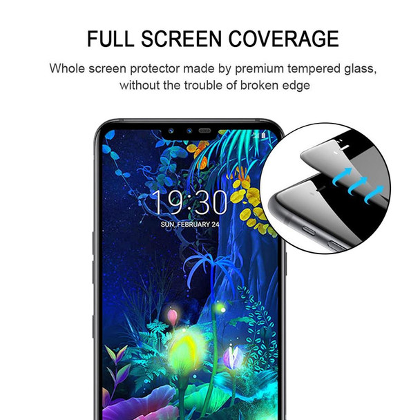 LG V50 ThinQ 5G 25 PCS Full Glue Full Screen Tempered Glass Film