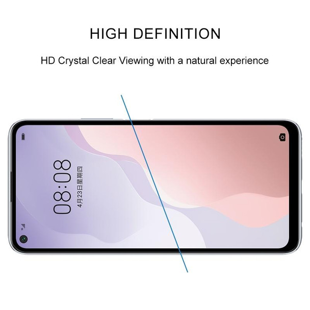 Huawei Nova 7 SE / 7 SE 5G Youth 25 PCS Full Glue Full Screen Tempered Glass Film(Black)