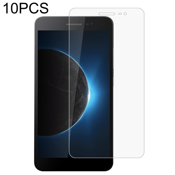 10 PCS 0.26mm 9H 2.5D Tempered Glass Film - Tecno W4