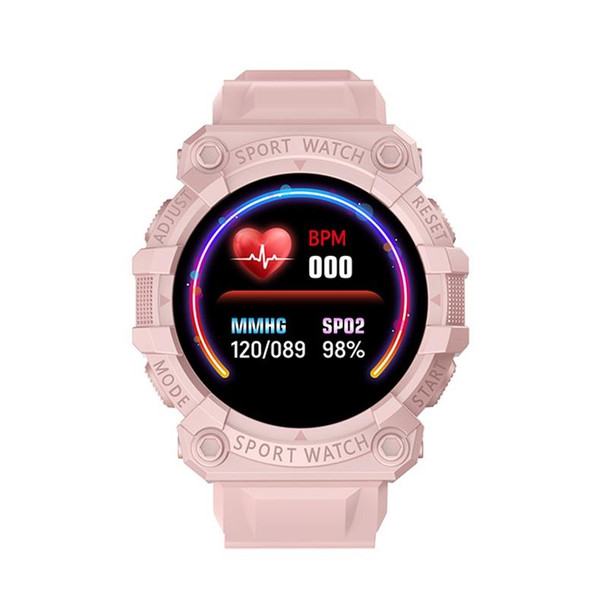 FD68S 1.44 inch Color Roud Screen Sport Smart Watch, Support Heart Rate / Multi-Sports Mode (Pink)