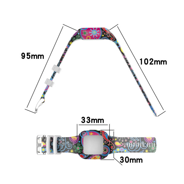 Garmin Vivofit JR3 Silicone Printing Watch Band(Starry Sky)