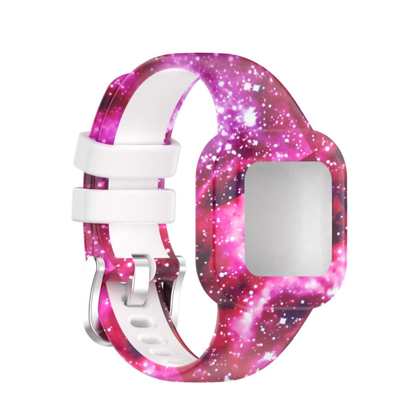 Garmin Vivofit JR3 Silicone Printing Watch Band(Starry Sky)